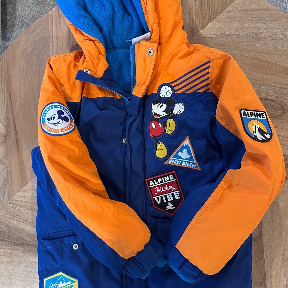 Disney Blue and Orange Kids Jacket